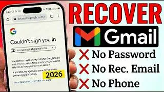 Thumbnail: Gmail Account Recovery Kaise Kare | Email Recovery Kaise Kare | Gmail Account Recovery