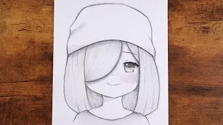 Thumbnail: Draw a Cute Anime Girl Face | Step by Step Pencil Tutorial