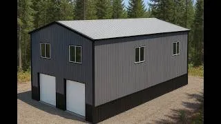 Thumbnail: Build Your Dream: The Ultimate 30x50 Gable Roof Barndominium Kit