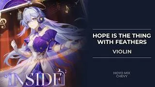 Thumbnail: Violin: How to play Hope Is the Thing With Feathers by HOYO Mix ft Chevy