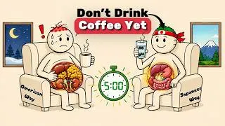 Thumbnail: How to drop Cortisol to Force Your Body to Burn Visceral Fat (Japanese Winter Morning Routine)