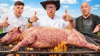 Thumbnail: I Cooked the FIRST EVER WHOLE Wagyu Cow Over Life Fire! (Worth £30,000!)