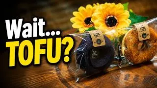 Thumbnail: A Donut That ISN'T Fried?! Trying Japanese Baked Tofu Donut