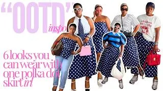 Thumbnail: We're Poking Around In a Polka Dot Skirt, 6 Outfits You Can Actually Wear IRL