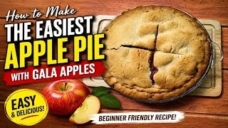 Thumbnail: How to Make the Easiest Apple Pie with Gala Apples | Beginner-Friendly Homemade Recipe