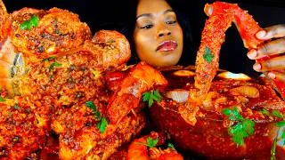 Thumbnail: KING CRAB SEAFOOD BOIL MUKBANG | SEAFOOD | MUKBANG | DESHELLED LOBSTER | SEAFOOD BOIL | ASMR EATING
