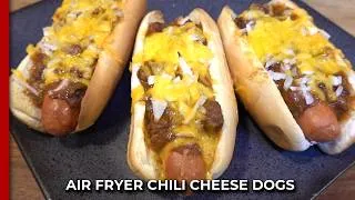 Thumbnail: Air Fryer Chili Cheese Dogs