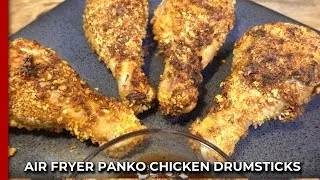Thumbnail: Air Fryer Panko Chicken Drumsticks Recipe