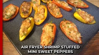 Thumbnail: Air Fryer Shrimp Stuffed Mini Sweet Peppers