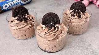 Thumbnail: 4 Ingredient No Bake Oreo Dessert Cups. Quick Homemade Dessert. Easy and Yummy!