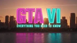 Thumbnail: GTA 6 — Everything You Need to Know | Official Title Reveal (AI Cinematic)