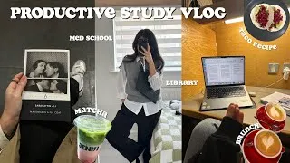 Thumbnail: PRODUCTIVE study vlog 💌 brunch dates, library sesh, hospital placement, fish tacos, night routine +