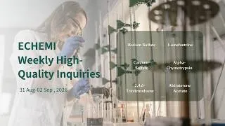 Thumbnail: 2000MT Barium Sulfate + Abiraterone & More – 6 Chemical Leads This Week!