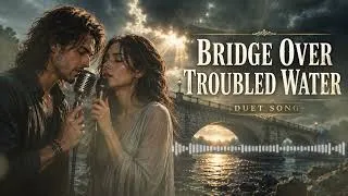 Thumbnail: Bridge Over Troubled Water | Emotional Slow Rock Duet Cover | Powerful Male & Female Vocals