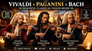 Thumbnail: Vivaldi x Bach x Paganini for Relaxation - Romantic & Peaceful Violin Music
