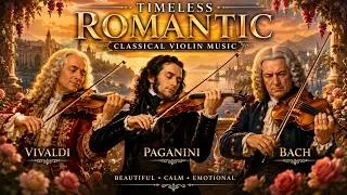 Thumbnail: The Greatest Violin Legends Together 🎻 Vivaldi, Paganini & Bach | Calm Romantic Classical Music