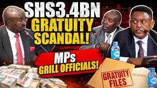 Thumbnail: 3.4 BILLION GRATUITY SCANDAL! MPs Squeeze Officials in Parliament.
