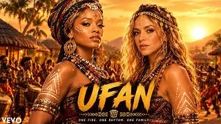 Thumbnail: Rihanna & Shakira - Ufan🔥 (Official 2026 Afro Dance Music Video)