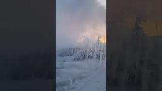 Thumbnail: Throwing boiling water in -40 C°