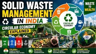 Thumbnail: Solid Waste Management in India | Circular Economy Explained | EVS Lecture | EcoFAM