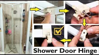 Thumbnail: How to Fix a Sticking or Scraping Folding Shower Door | Remoulding Plastic Hinges