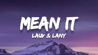 Thumbnail: Lauv & Lany - Mean It (Lyrics)