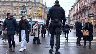 Thumbnail: BOLD! Giant Tall Man in Uniform Draws Every Eye! Street Reactions ❤️