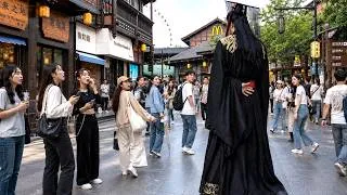 Thumbnail: WILD! Giant Handsome Man in Hanfu Leaves Everyone in Awe! Street Reactions ❤️