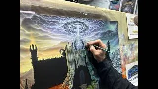 Thumbnail: Artist Ed Beard Jr "DragonLord's Lair" Painting time-lapse showing over 60 hrs in 3 m SorceryTCG