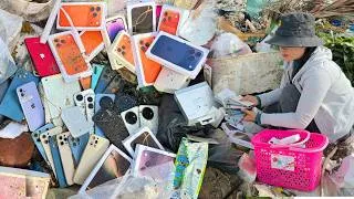 Thumbnail: Good Day!! Found Good phone & Broken Samsung_iphone_Redmi_Tecno...in rubbish,Restore iPhone 14PM Up