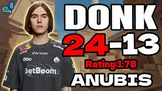 Thumbnail: donk 24-13 | Rating 1.78 | anubis | FACEIT EU | +VOICE | Aug 29, 2026