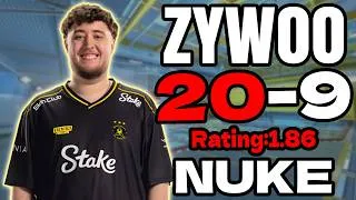 Thumbnail: ZywOo (20-9) | Vitality vs 9z | nuke | Rating 1.86 | BLAST Open Porto 2026