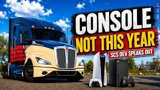 Thumbnail: SCS Dev Just Said It... ETS2 And ATS Are Not Coming To Consoles This Year