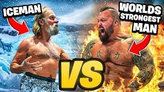 Thumbnail: STRONGMAN Becomes SUPERMAN Using The IceMan Method | Wim Hof (INSANE PB)
