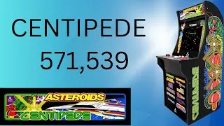 Thumbnail: CENTIPEDE ARCADE 571,539 ON ARCADE1UP 12 in 1 CABINET