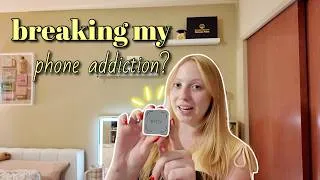 Thumbnail: can I break my phone addiction with a brick?!