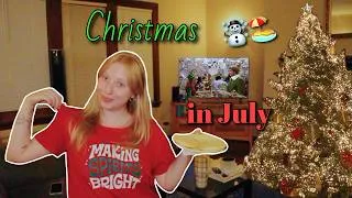 Thumbnail: Celebrating Christmas in July! baking, movies, + cozy vibes!
