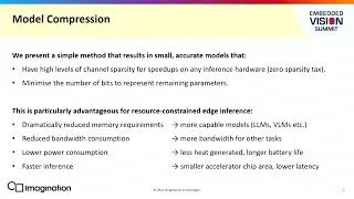 Thumbnail: Imagination Technologies Presents Self-Compression for Edge Inference (Preview)