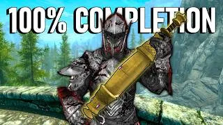 Thumbnail: I speedran ALL of Skyrim in 100 hours...