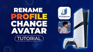 Thumbnail: How to Change Profile Name & Avatar Picture via ps5upload | Custom Profile