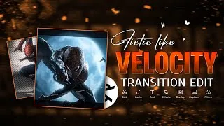 Thumbnail: Fictic like VELOCITY Edit in capcut | Smooth Velocity Tutorial |Edit with GK