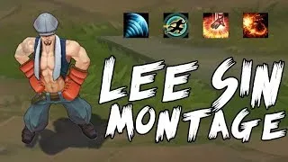 Thumbnail: Lee Sin Montage - The one who just needs to gently press "R" - E D M LOL