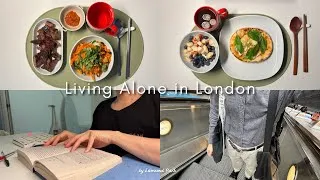 Thumbnail: Living Alone Diaries | what I eat in a day (easy healthy meals), homebody days, second hand bookshop