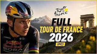 Thumbnail: I Played the Entire Tour de France 2026 as Remco Evenepoel 🚴
