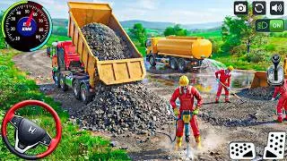 Thumbnail: Road Construction Jcb games: Realistic Train Bridge construction JCB & Dump Truck - android gameplay