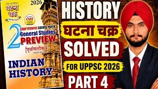 Thumbnail: [PART 4] UPPSC 2026 History Ghatna Chakra Solved Questions | Complete Revision