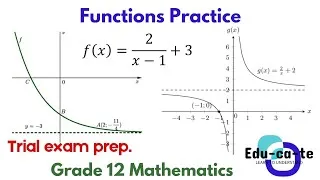 Thumbnail: Functions (Practice) - Trial exam prep. Grade 12 Mathematics