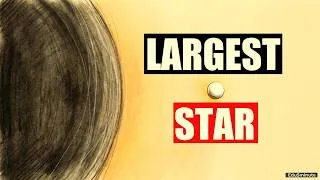 Thumbnail: The Largest Star in the Universe – Size Comparison