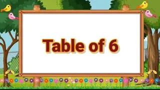 Thumbnail: Table of 6, Learn Multiplication Table of Six 6 x 1 = 6, 6 ka Table, 6 Times Tables, Maths table