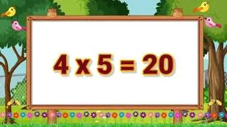 Thumbnail: Table of 4 | 4 times table | for kids | 4 ka table